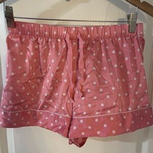 Victoria's Secret Pink Polka Dot Satin Shorts